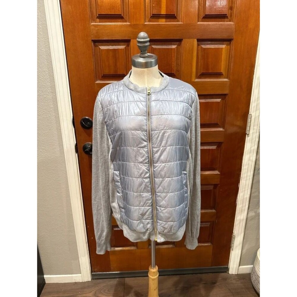 Marc New York Silver/Gray Puffer Performance Jacket